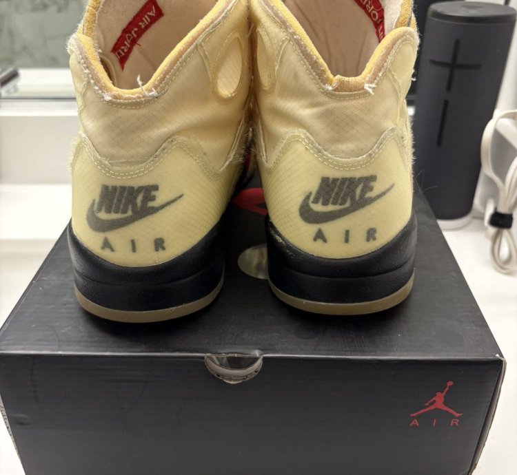 Jordan 5 Retro Off White Sail