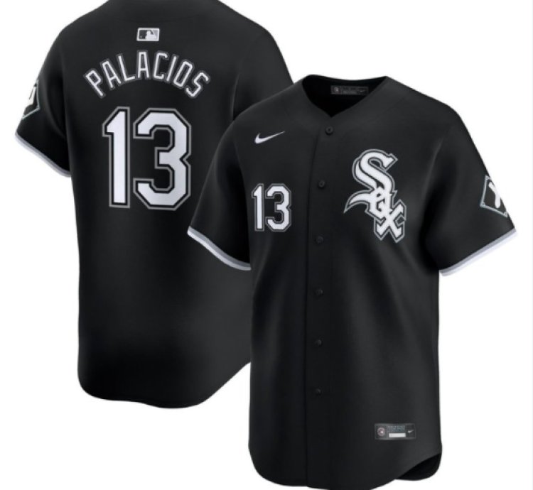 Palacios 13 Chicago White Sox Black Jersey - All Stitched