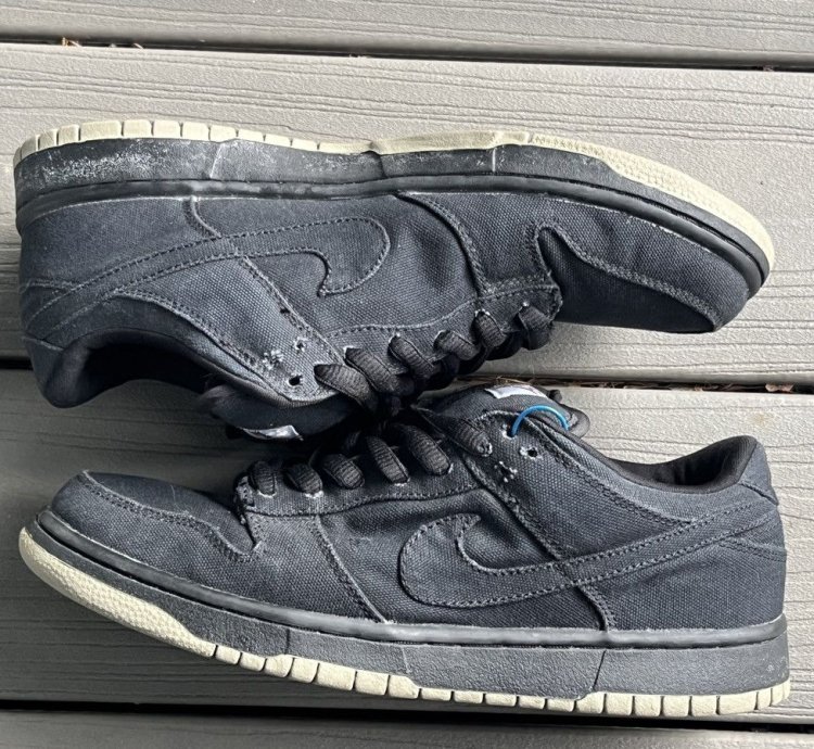 Nike Sb Dunk Low Carhartt Black - Size 9 5