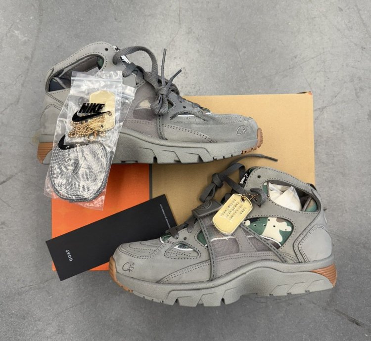 2024 Nike Air Trainer Huarache Corteiz Gully Grey