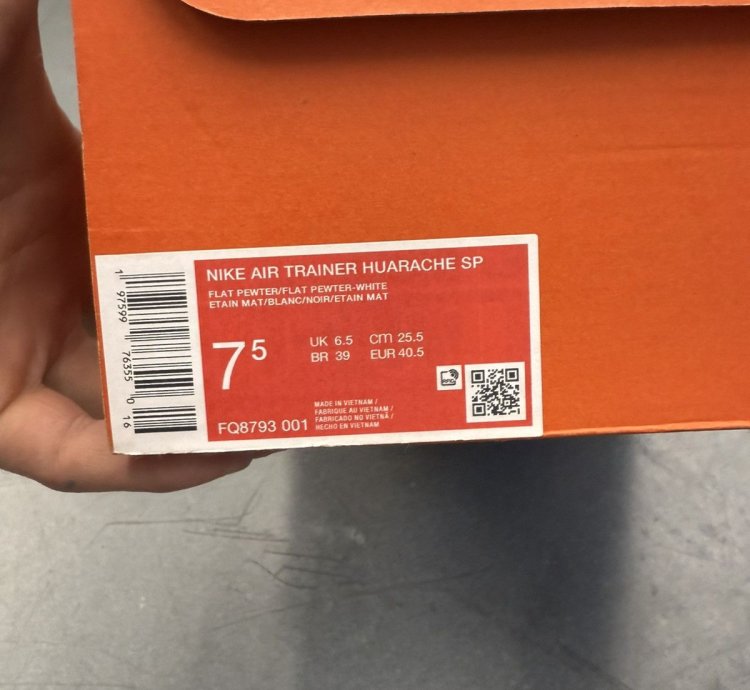 2024 Nike Air Trainer Huarache Corteiz Gully Grey