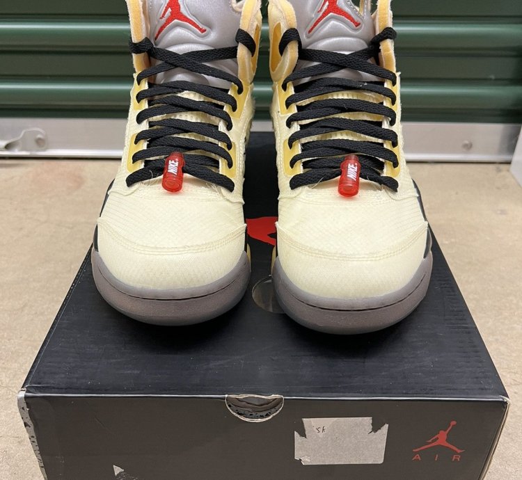 Jordan 5 Retro Off White Sail Size 9 5