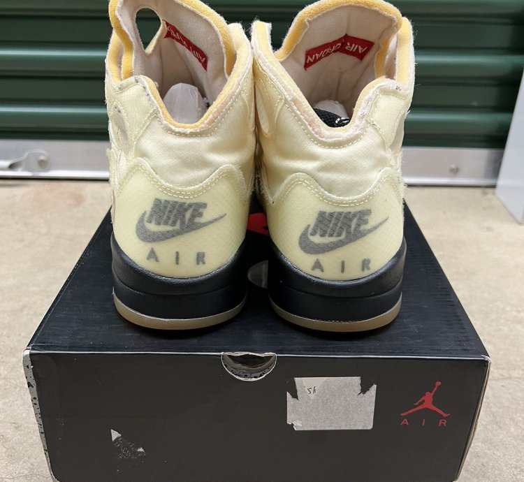 Jordan 5 Retro Off White Sail Size 9 5