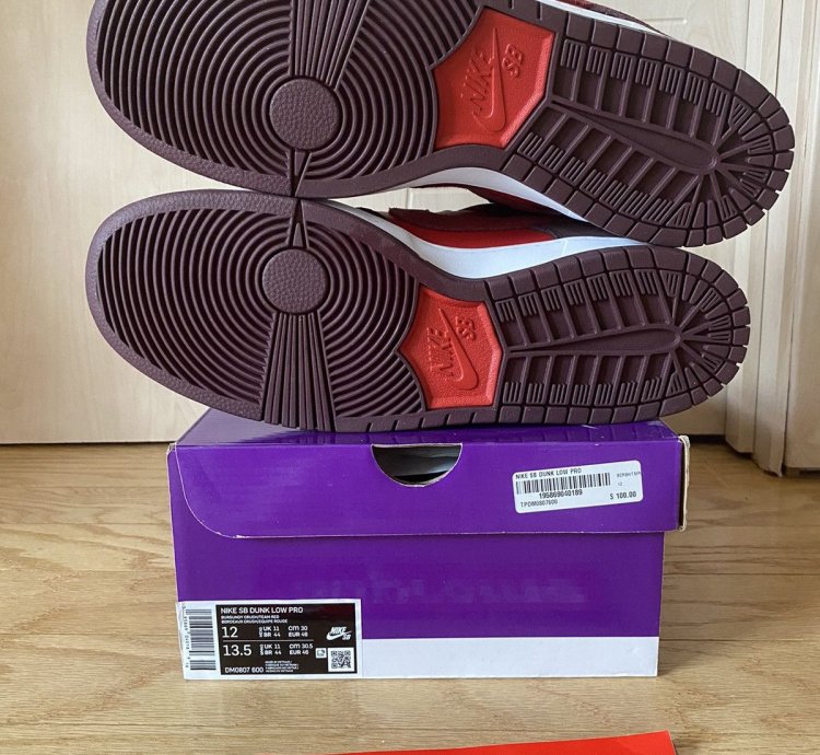 Nike Sb Dunk Low Cherry Sz 12