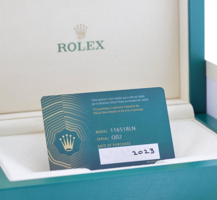 Rolex Daytona Ref 116518ln Nuovo
