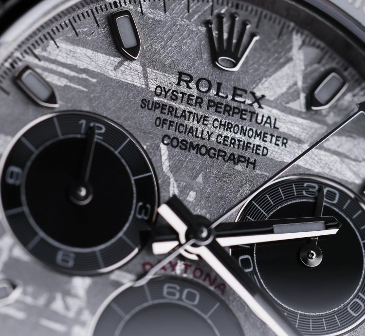 Rolex Daytona Ref 116519ln Meteorite Dial 18k White Gold Box And Papers 2023