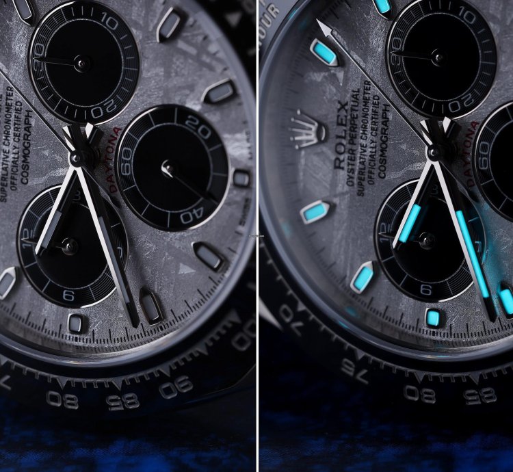 Rolex Daytona Ref 116519ln Meteorite Dial 18k White Gold Box And Papers 2023