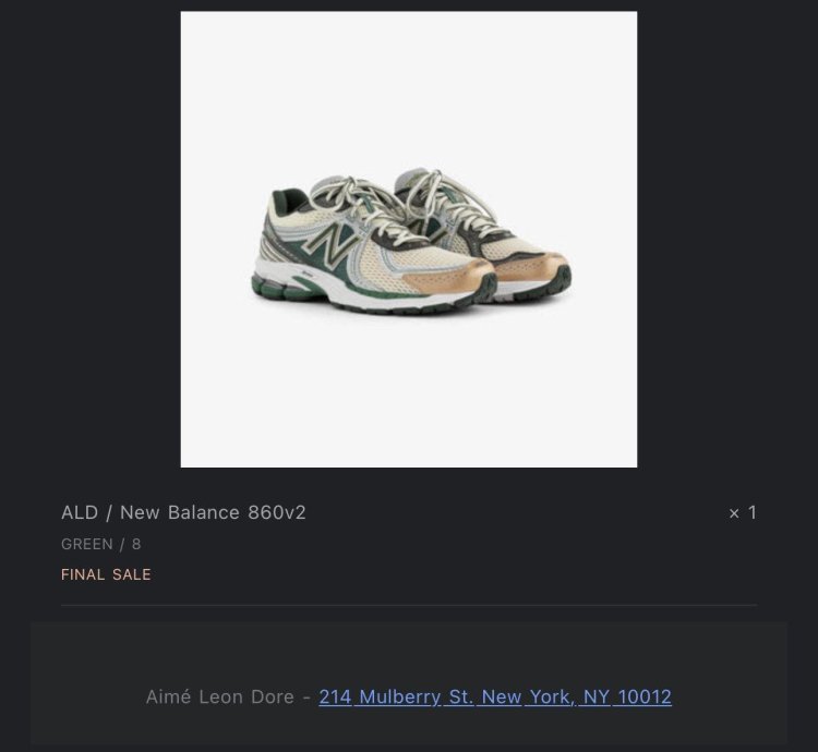 Aime Leon Dore New Balance 860v2