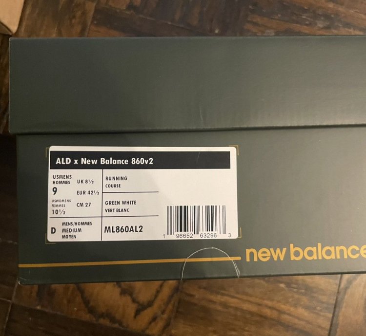 Aime Leon Dore New Balance 860v2 green