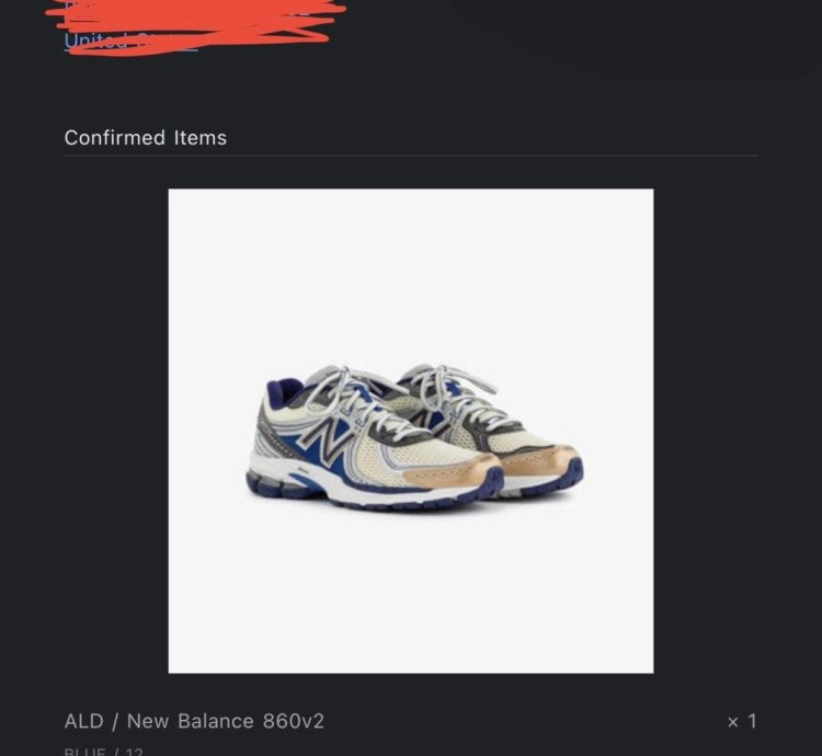 Aime Leon Dore New Balance 860v2 - Blue - Size 12