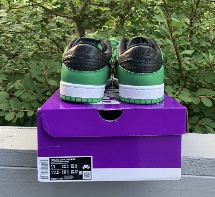 Nike Sb Dunk Low Classic Green 11