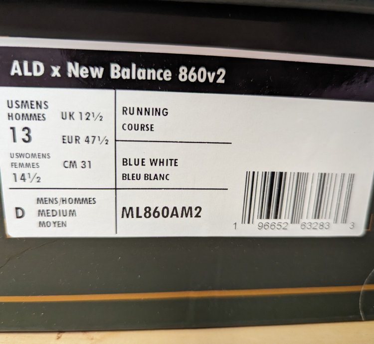 Aime Leon Dore New Balance 860v2 Blue