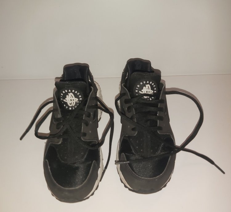 35 5eur 5us Nike Air Huarache Wmns Black-white 634835-006