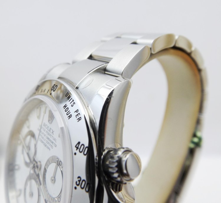 Rolex Daytona Ref 116520 White Chromalight Aph Nos New Full Set Stickers
