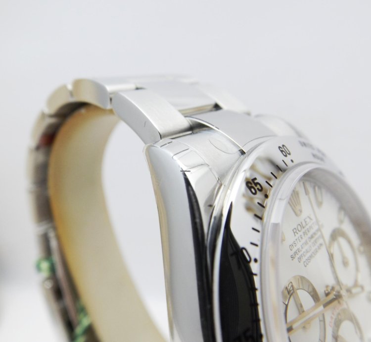 Rolex Daytona Ref 116520 White Chromalight Aph Nos New Full Set Stickers