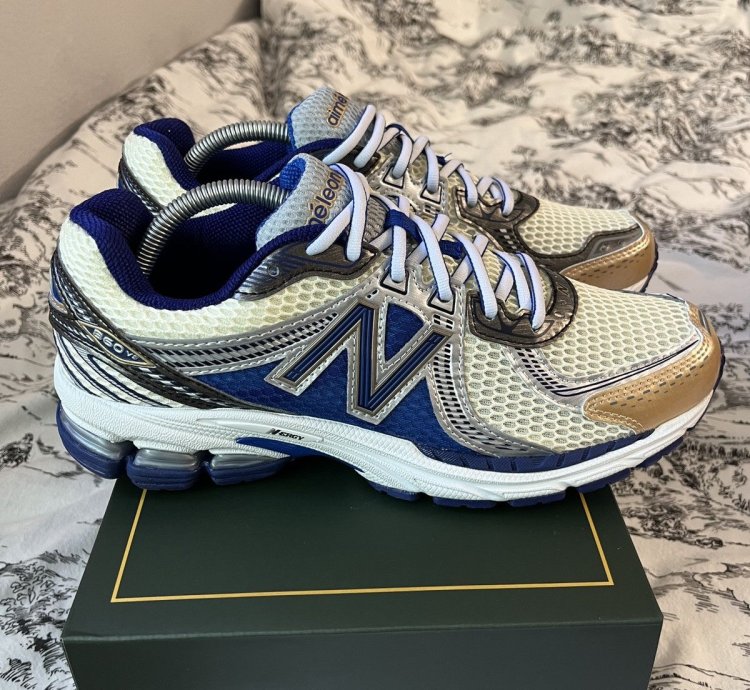 Aime Leon Dore New Balance 860v2 Navy Cream 8 5