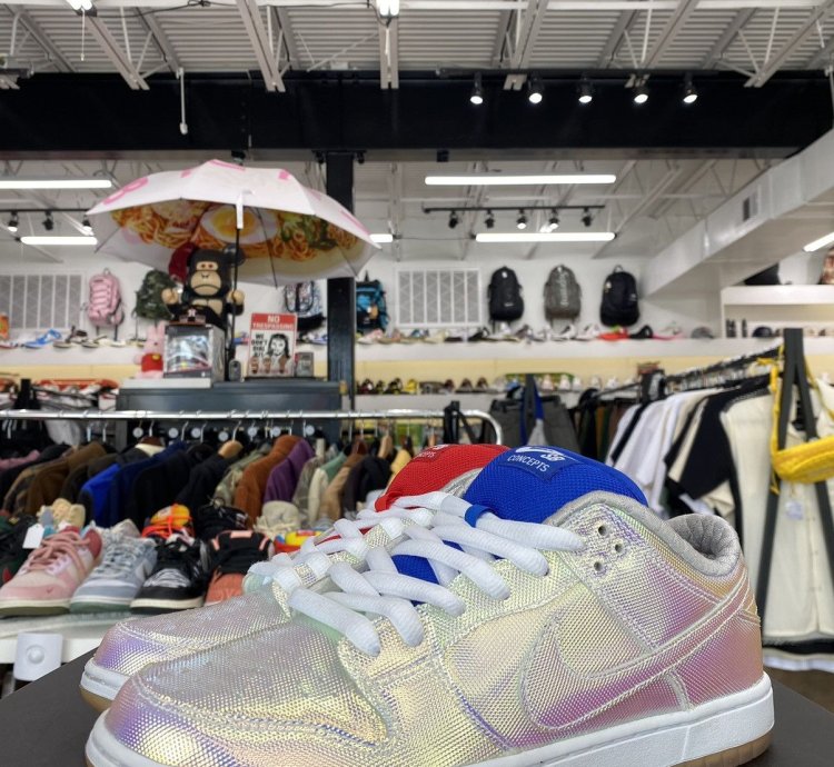 Nike Sb Dunk Low Concepts Grail Sz 8 5 2015