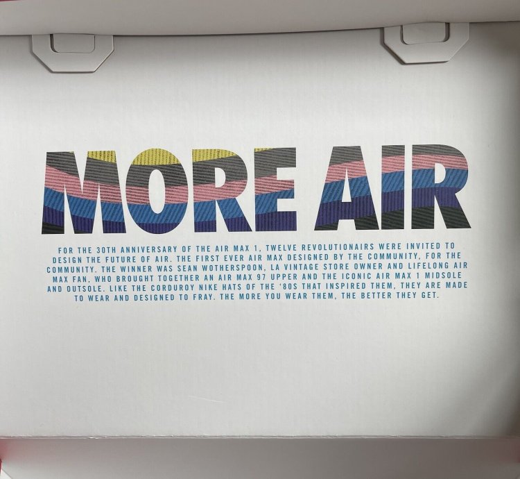 4 5 Nike Air Max 1 97 Wotherspoon Aj4219-400 Original