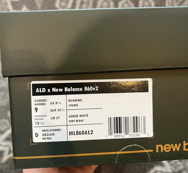 Aime Leon Dore New Balance 860v2 Size 9