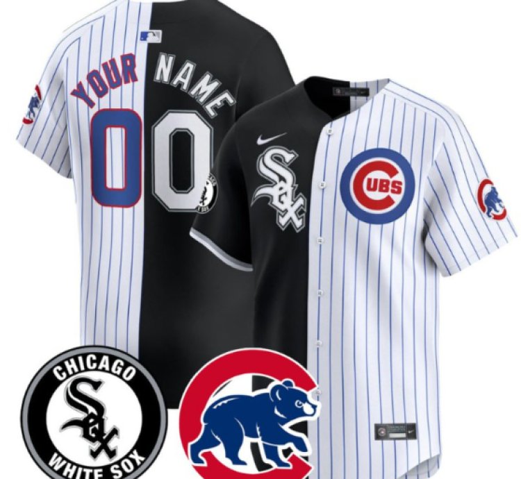 Custom Chicago White Sox Jersey Mix Chicago Cubs - All Stitched