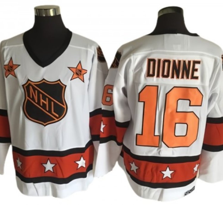 Nhl 1973 All Star Game 16 Marcel Dionne Vintage Ccm Jersey - White