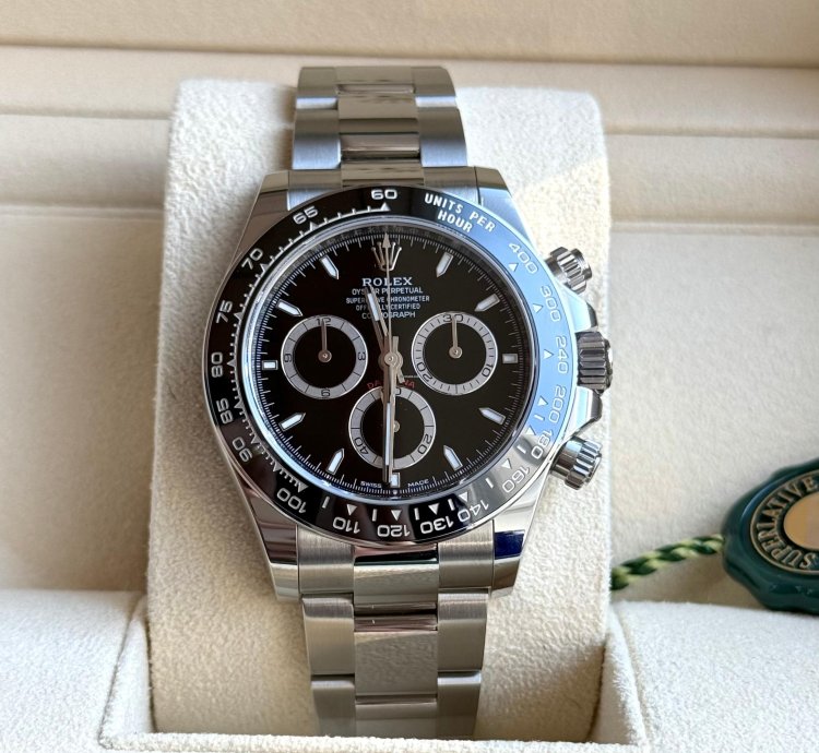 Rolex Daytona Ref 126500ln - 2024 - Lc100 - Black Dial - Fullset