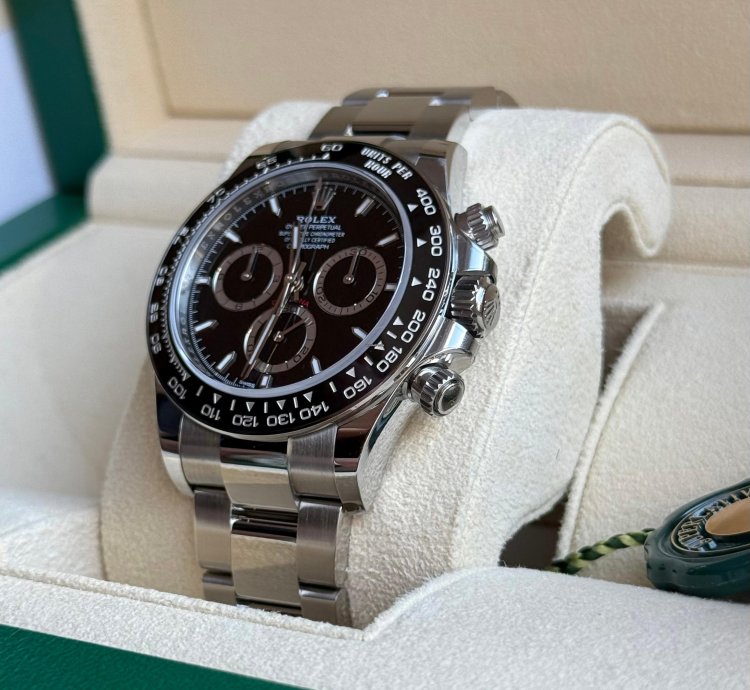 Rolex Daytona Ref 126500ln - 2024 - Lc100 - Black Dial - Fullset