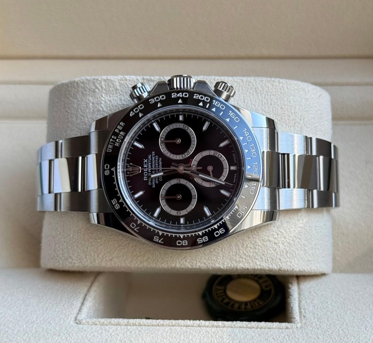 Rolex Daytona Ref 126500ln - 2024 - Lc100 - Black Dial - Fullset