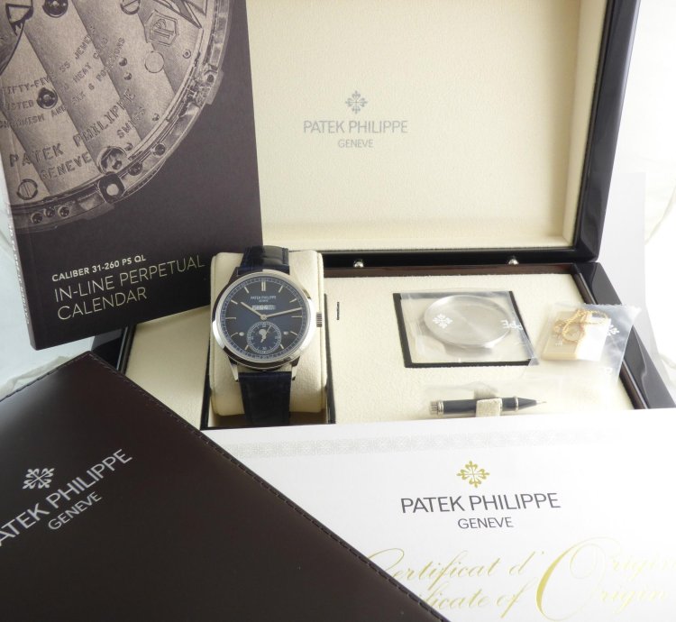 Patek Philippe Perpetual Calendar Blue Platinum