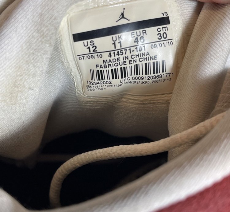 414571-101 Nike Mens Air Jordan 13 Retro 2010 Cherry Size 12