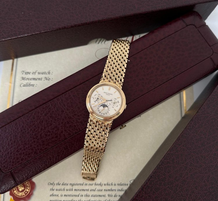 Patek Philippe Perpetual Calendar Box Archivauszug 1988