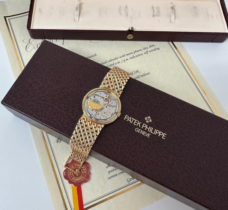 Patek Philippe Perpetual Calendar Box Archivauszug 1988