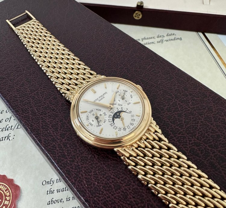 Patek Philippe Perpetual Calendar Box Archivauszug 1988
