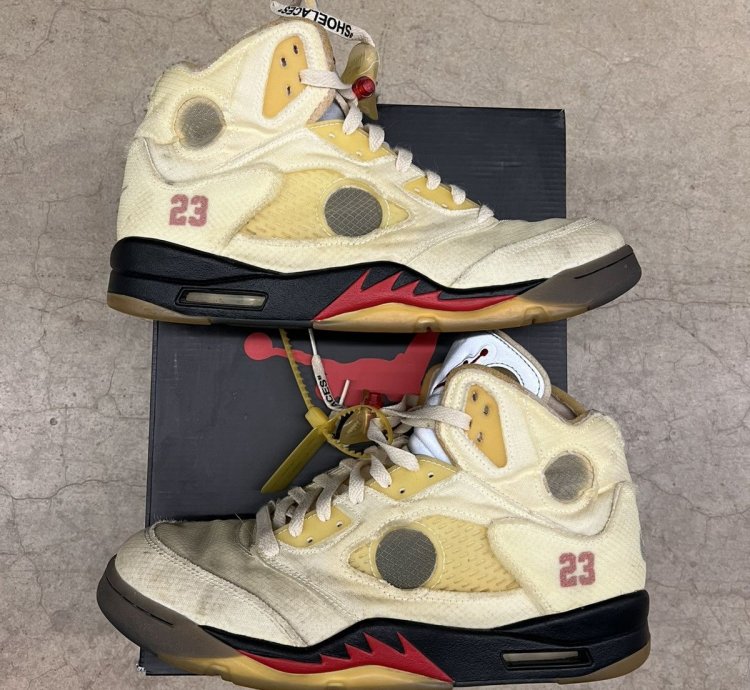 Jordan 5 Retro Sp Off White Sail Size 11 5