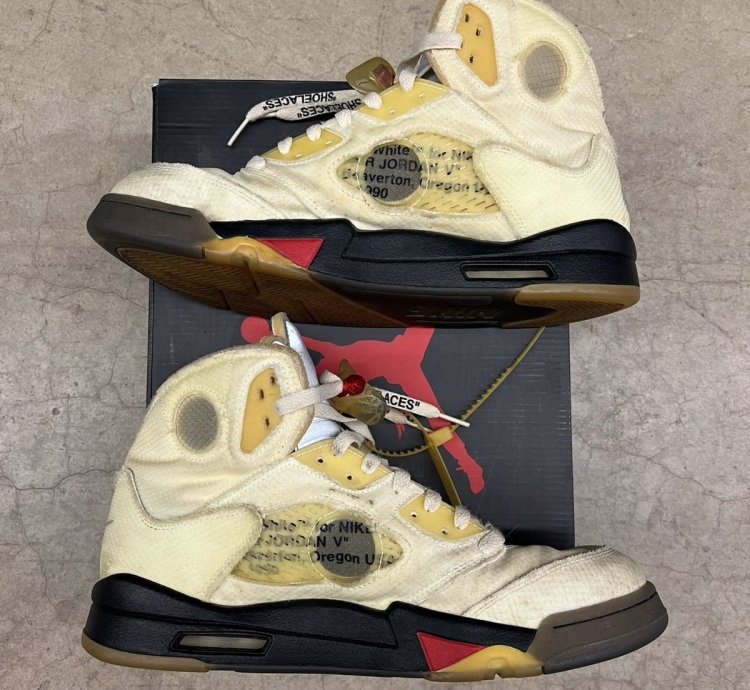 Jordan 5 Retro Sp Off White Sail Size 11 5