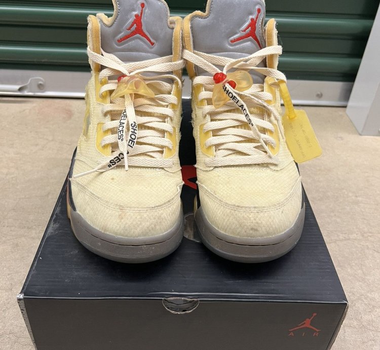Jordan 5 Retro Sp Off White Sail Size 11 5