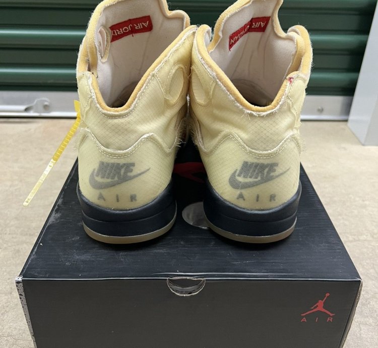 Jordan 5 Retro Sp Off White Sail Size 11 5