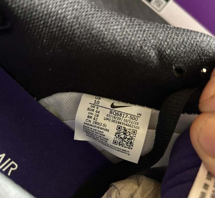 Nike Sb Dunk Low Court Purple Size 10 Ds