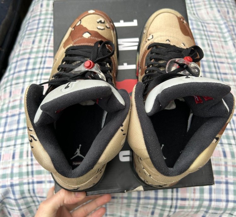Jordan 5 Retro Supreme Desert Camo