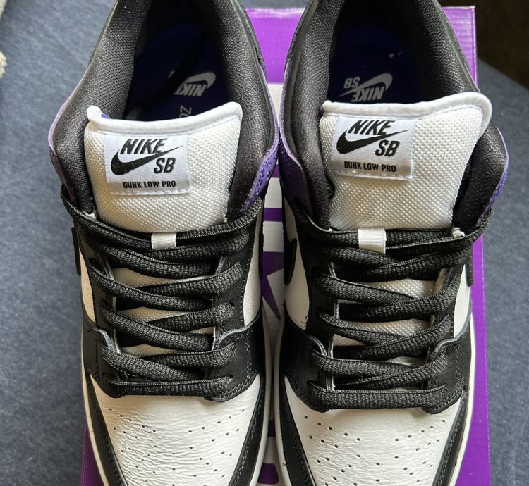 Nike Sb Dunk Low Court Purple Size 10 Ds
