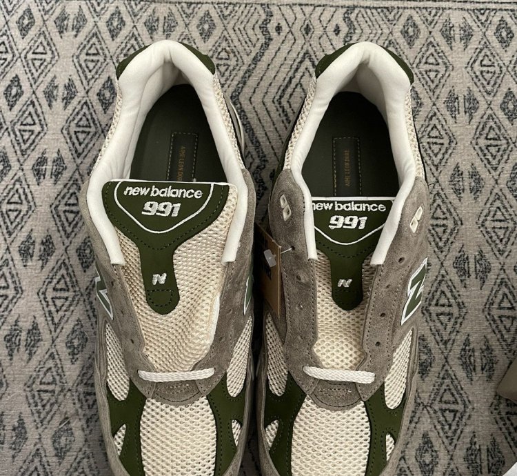 Aime Leon Dore New Balance 991 Miuk Gray Green