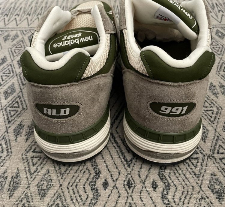 Aime Leon Dore New Balance 991 Miuk Gray Green