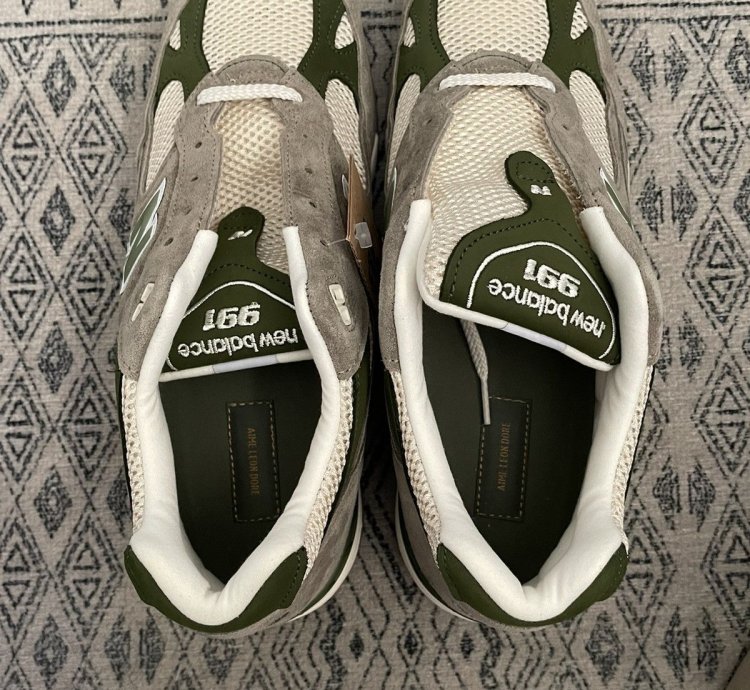 Aime Leon Dore New Balance 991 Miuk Gray Green