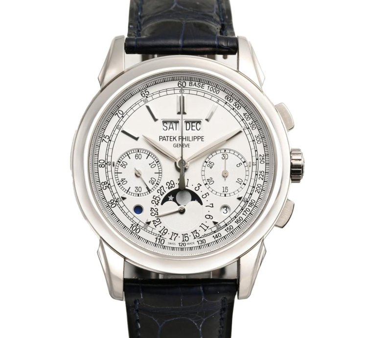 Patek Philippe Perpetual Calendar Chronograph 18k White Gold 5270g-018 - Ats-w007980