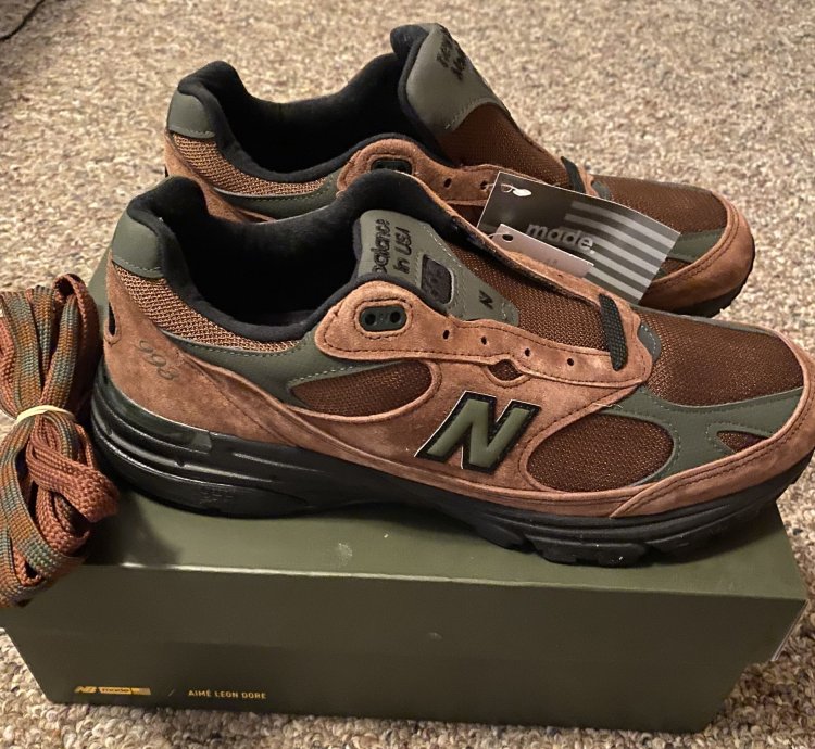 Aime Leon Dore New Balance 993 Beef Broccoli