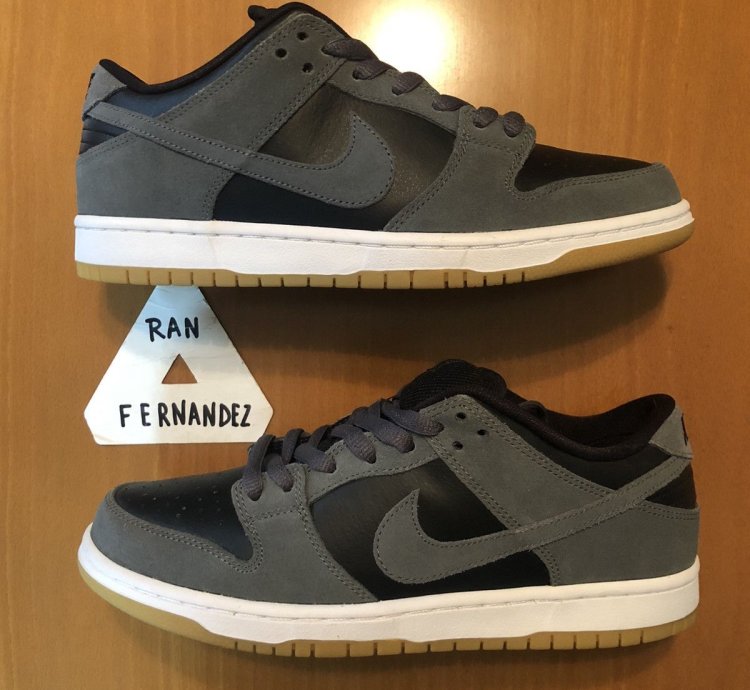 Nike Sb Dunk Low Dark Grey Black Gum