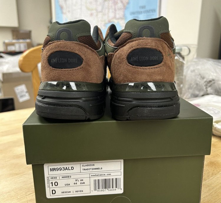 Aime Leon Dore New Balance 993 Brown Us 10