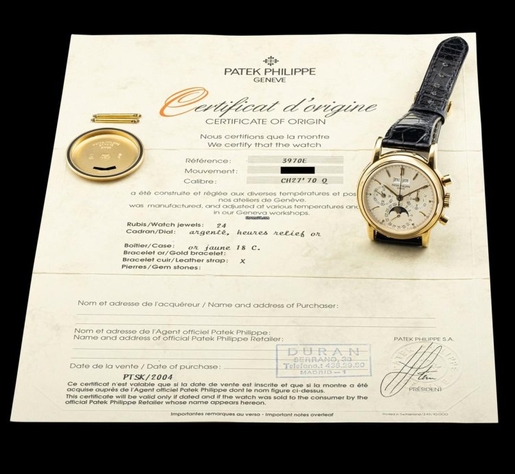 Patek Philippe Perpetual Calendar Chronograph 3970e Full Set First Owner Untouched