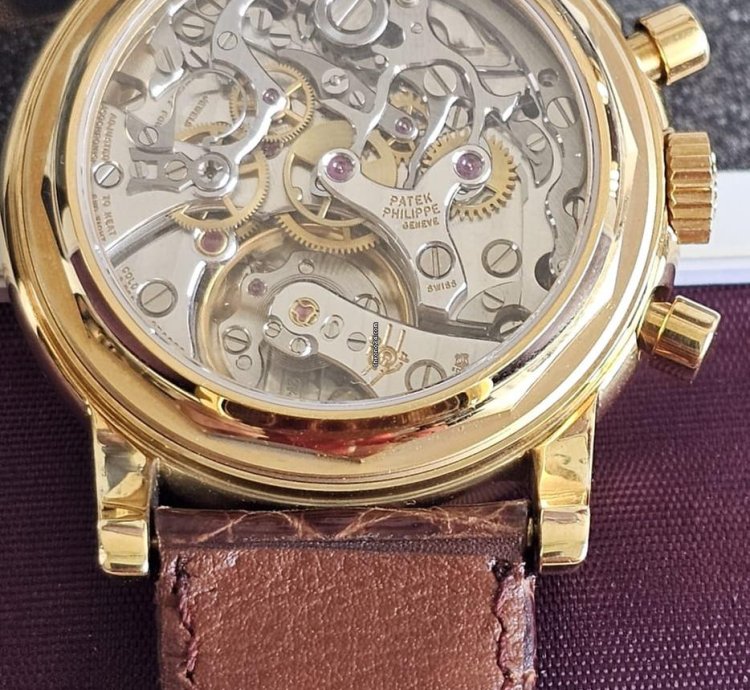 Patek Philippe Perpetual Calendar Chronograph 3970e Yellow Gold Second Series Full Set