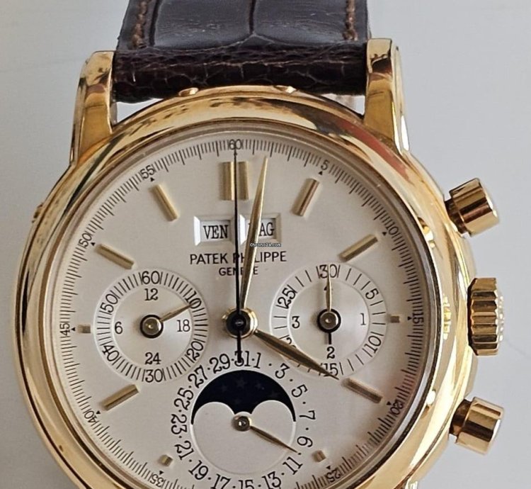Patek Philippe Perpetual Calendar Chronograph 3971 Yellow Gold Very Rare Full Set